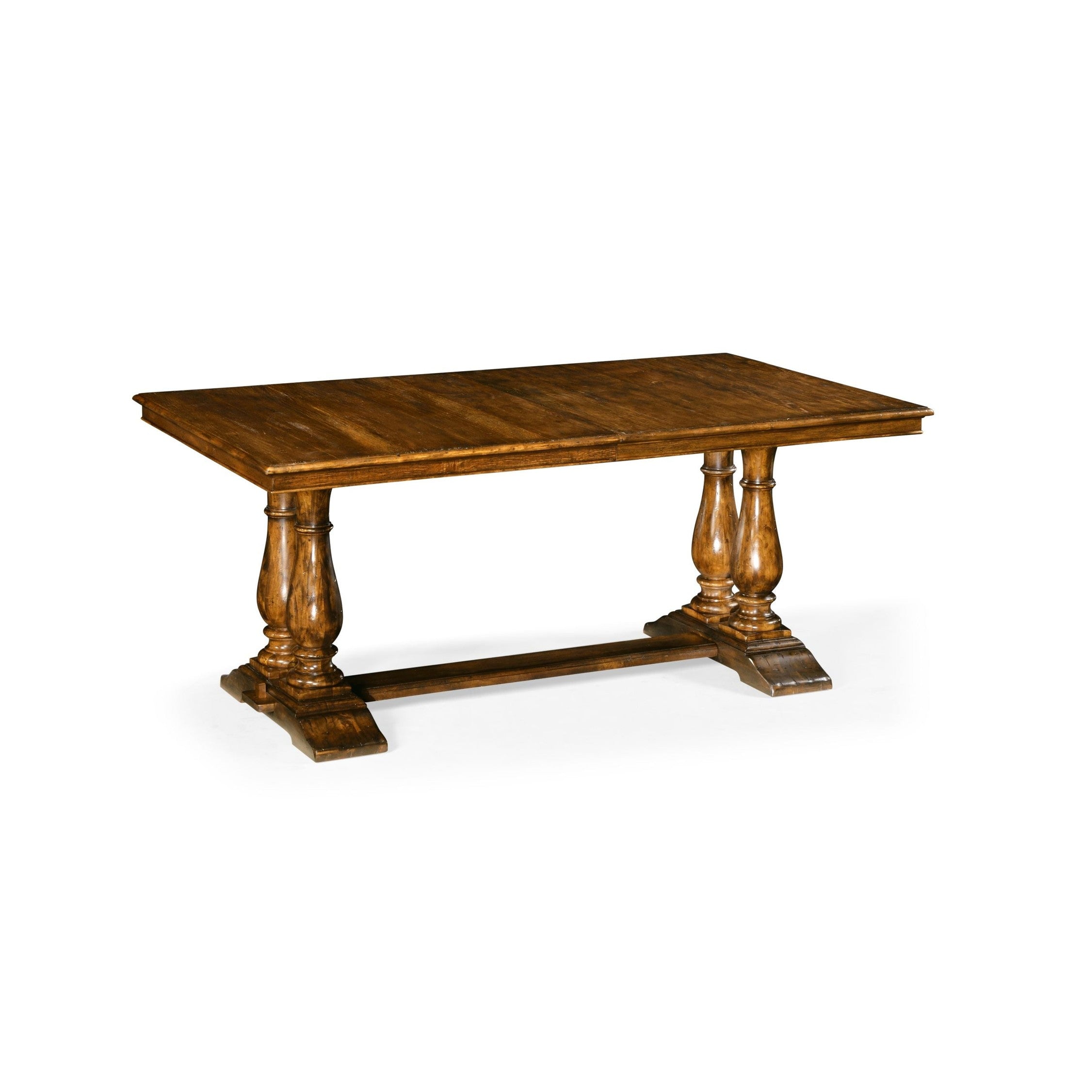Jonathan Charles 71" Country Walnut Rectangular Extending Dining Table 180 - 240cm