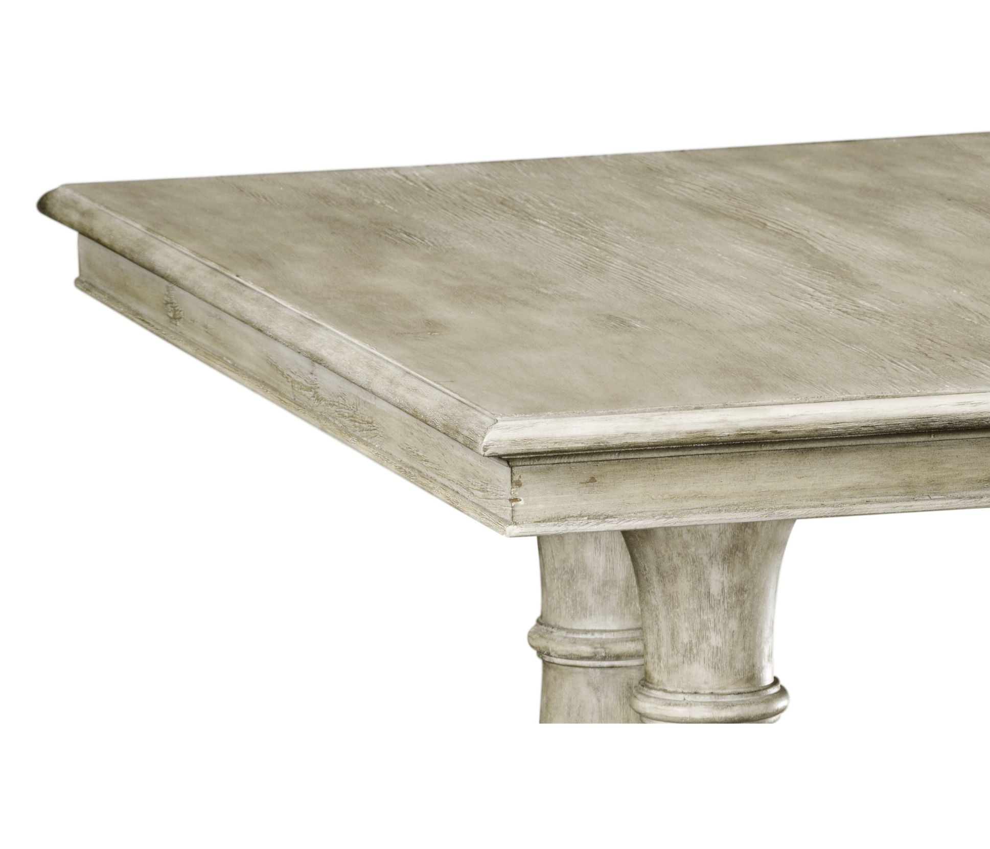 Jonathan Charles Rustic Grey Rectangular Extending Dining Table 180 - 240cm