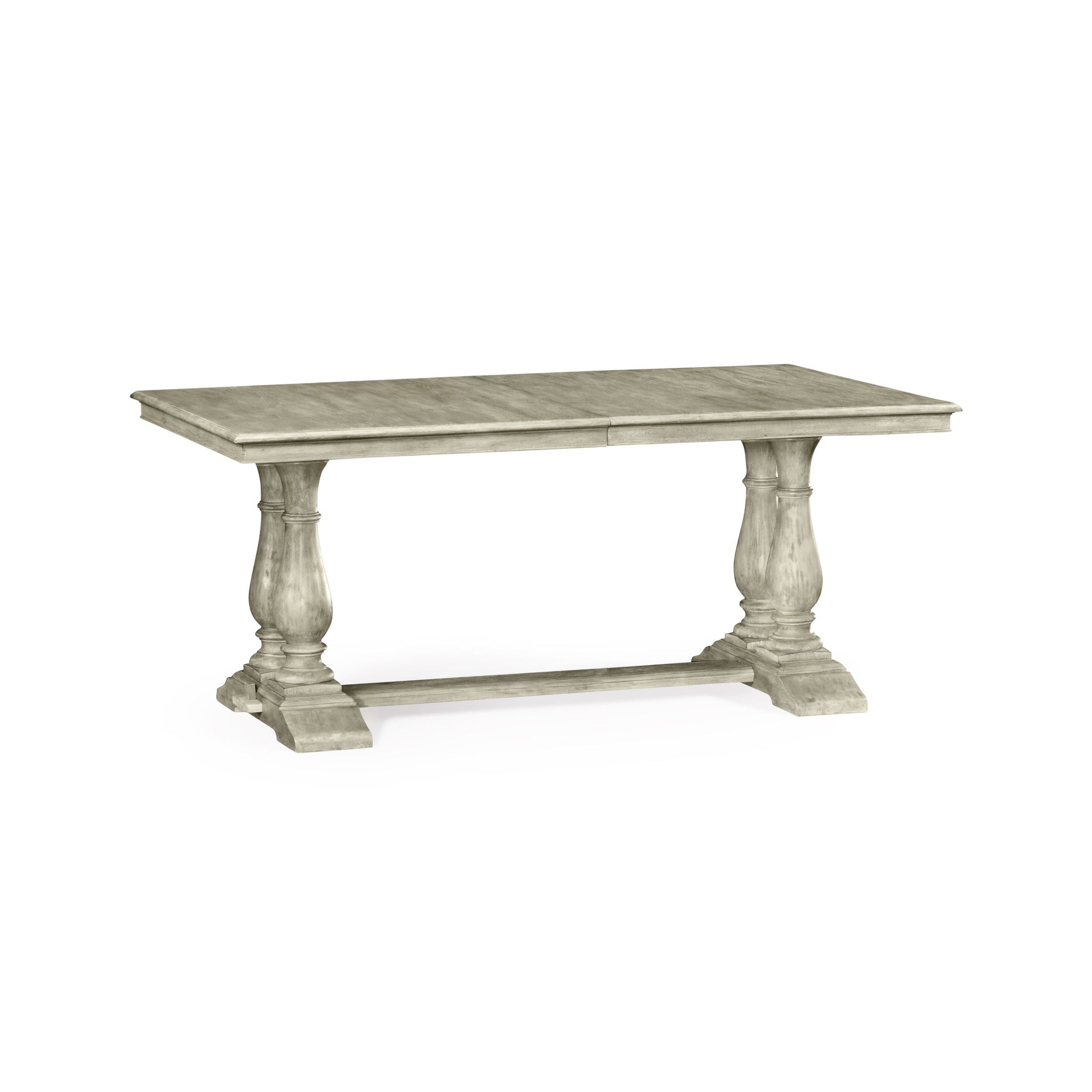 Jonathan Charles Rustic Grey Rectangular Extending Dining Table 180 - 240cm