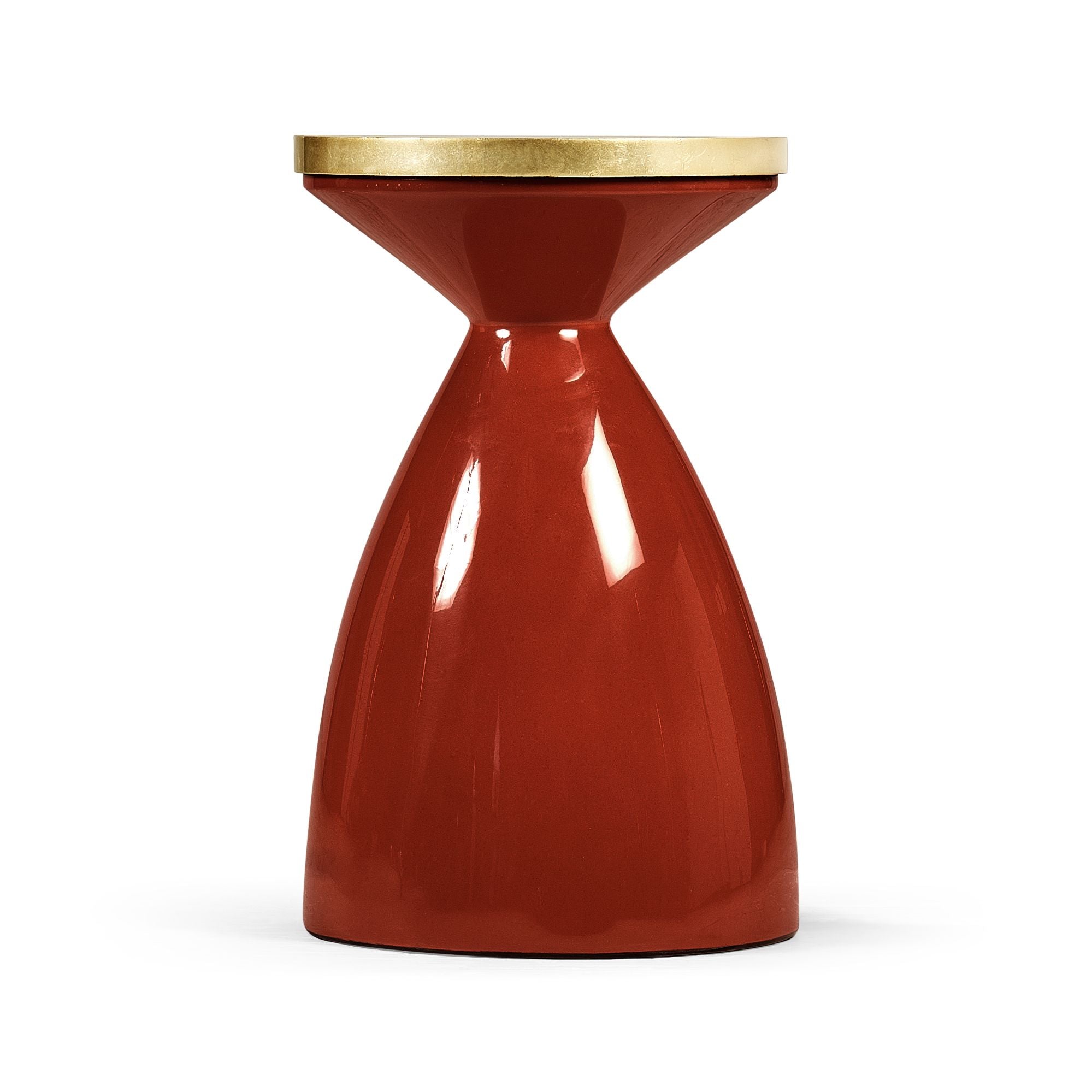 Jonathan Charles Round Wine Table Hourglass - Emperor & Charcoal