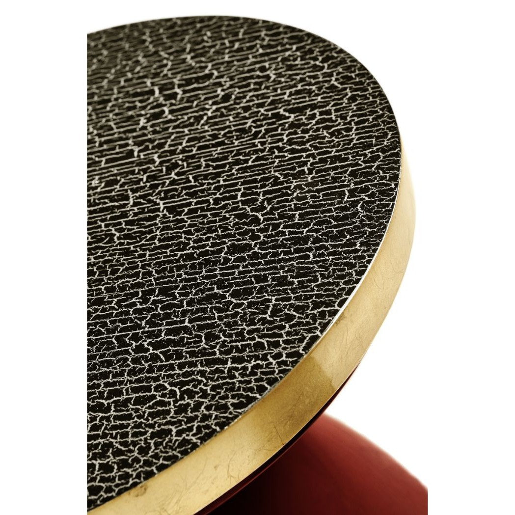 Jonathan Charles Round Wine Table Hourglass - Emperor & Charcoal