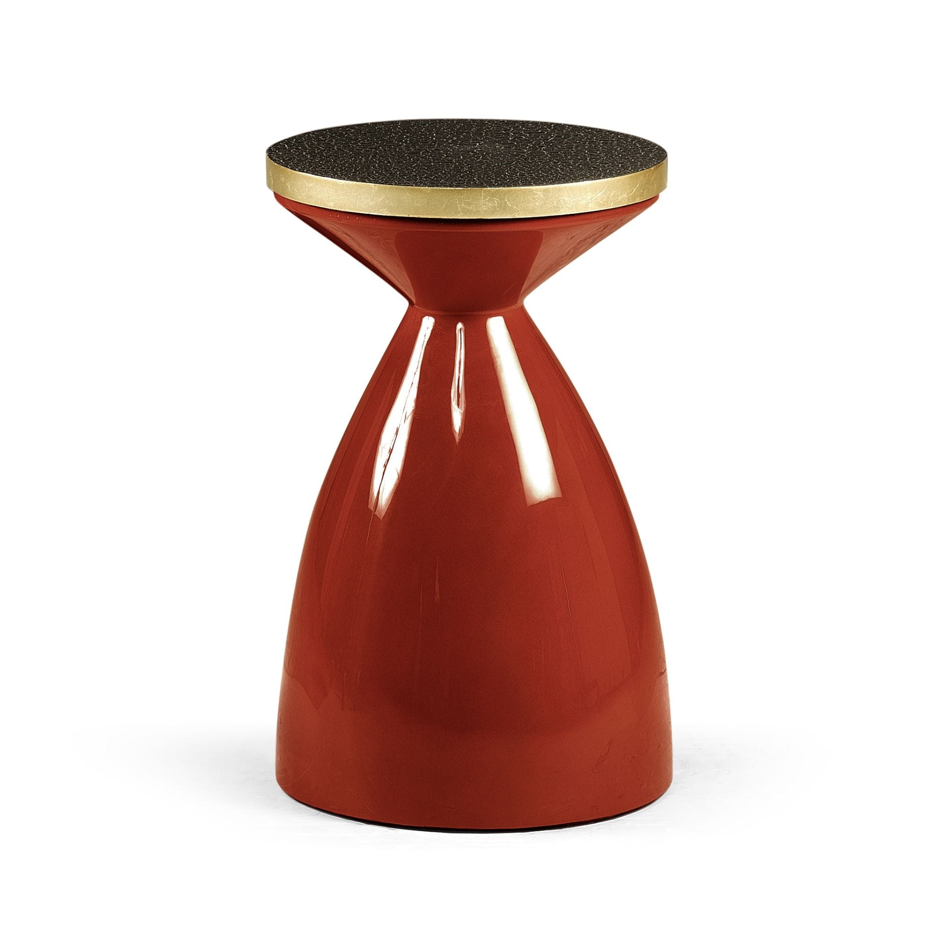 Jonathan Charles Round Wine Table Hourglass - Emperor & Charcoal