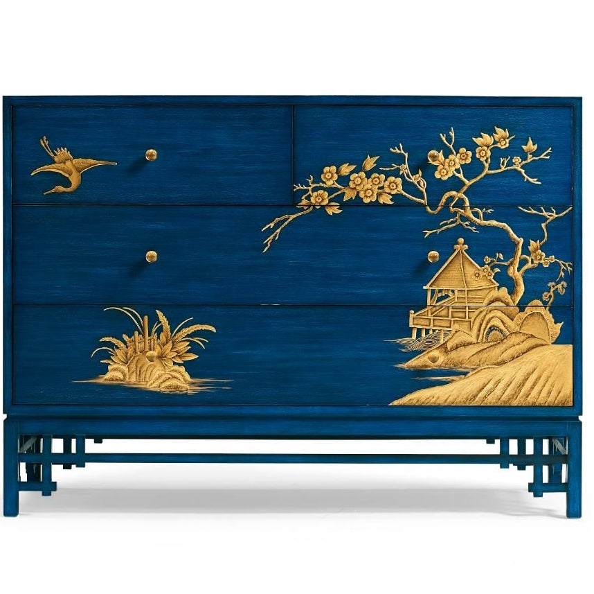 Jonathan Charles Chest of Drawers Chinoiserie