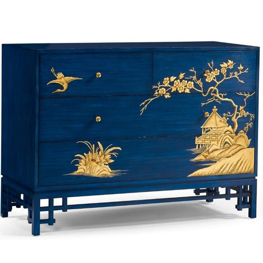 Jonathan Charles Chest of Drawers Chinoiserie