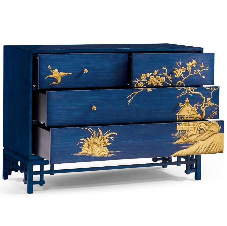 Jonathan Charles Chest of Drawers Chinoiserie