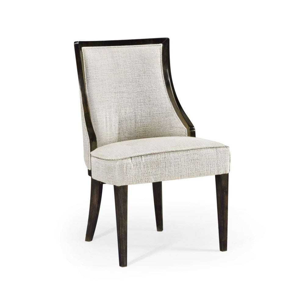 Jonathan Charles Smoked Grey Eucalyptus Dining Side Chair - F400