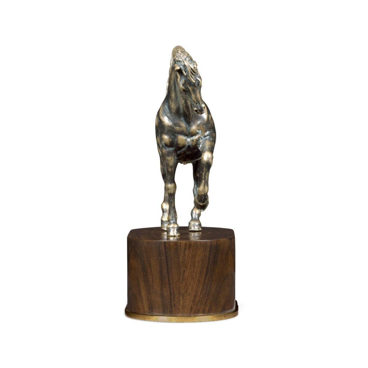 Jonathan Charles Antique Dark Bronze Horse