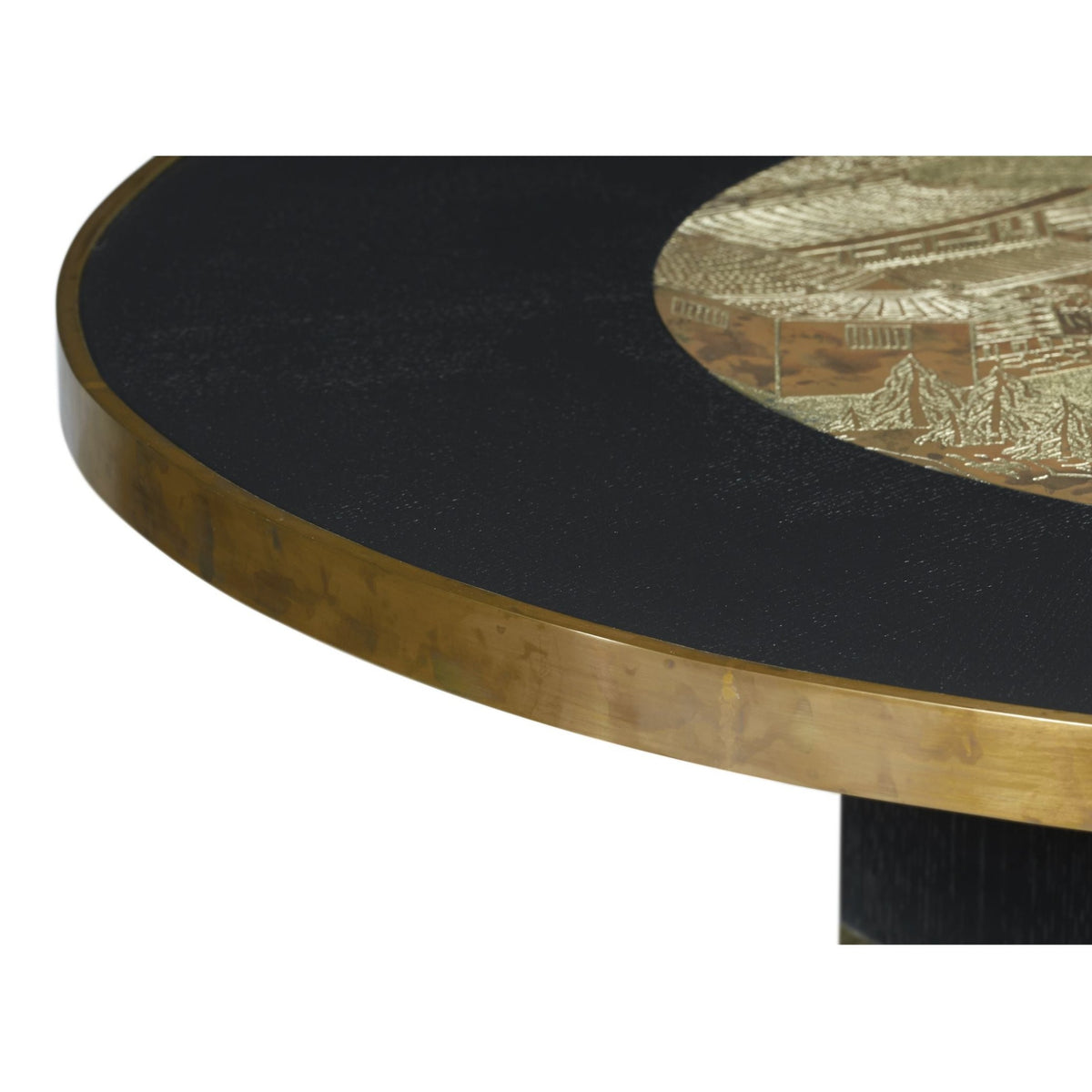 Jonathan Charles Round Centre Table Chinoiserie Style