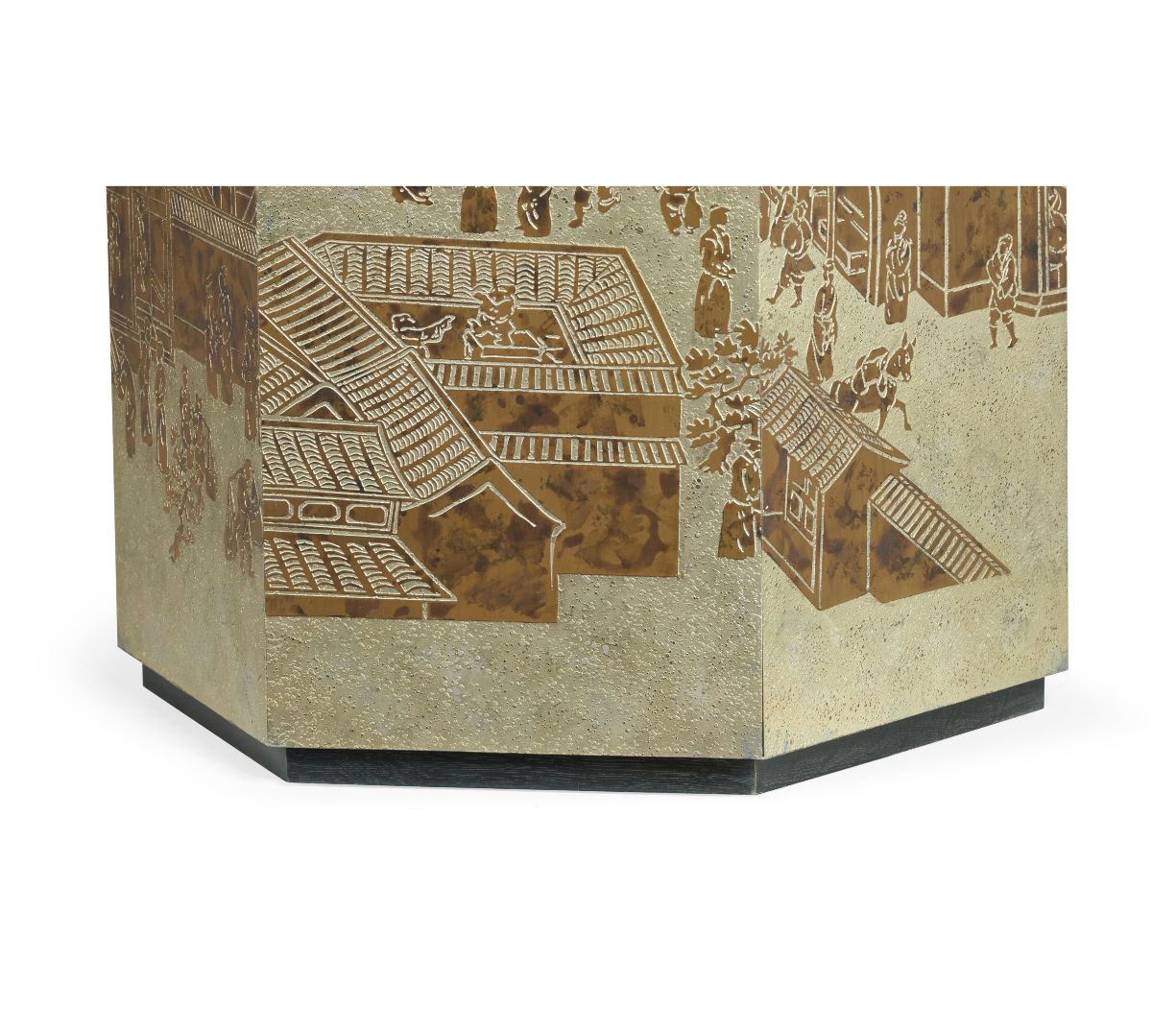 Jonathan Charles Round Centre Table Chinoiserie Style
