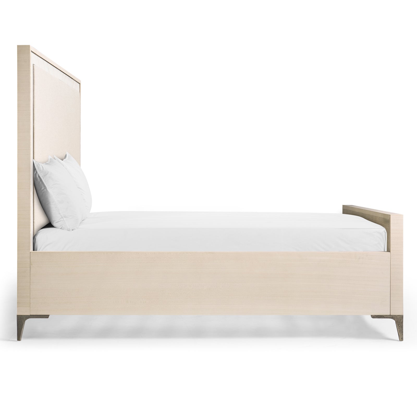 Jonathan Charles Tideline Bone & Linen Upholstered UK King Bed