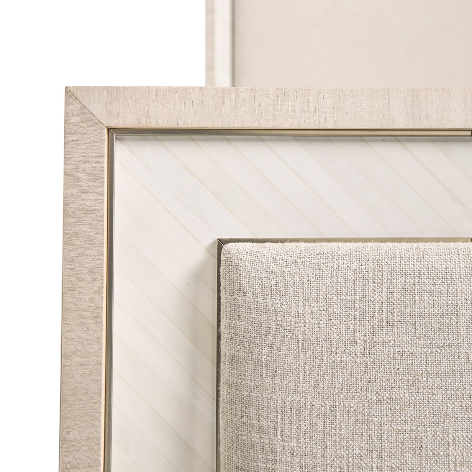 Jonathan Charles Tideline Bone & Linen Upholstered UK King Bed
