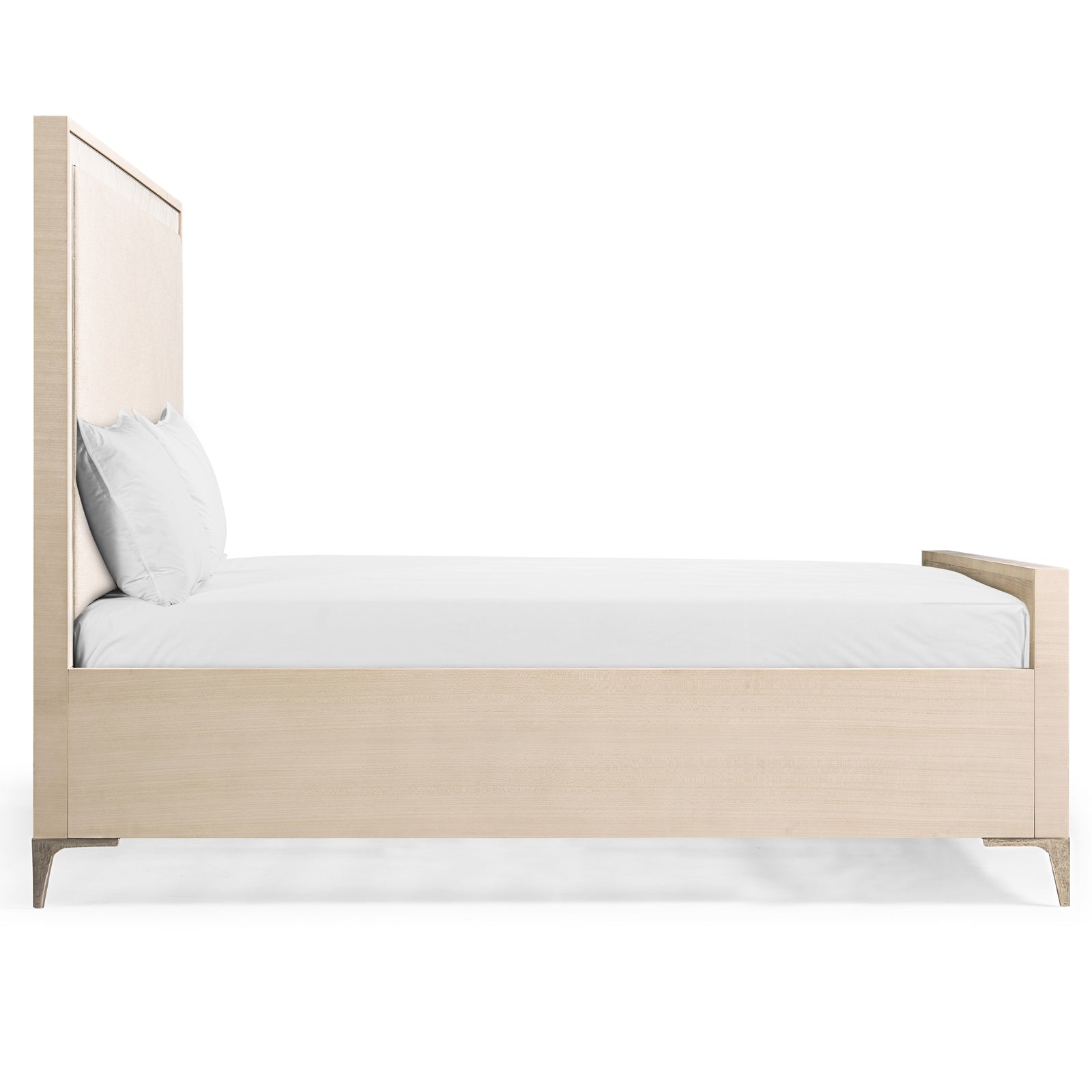 Jonathan Charles Tideline Bone & Linen Upholstered UK Super King Bed