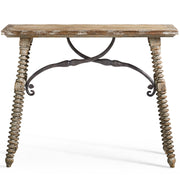 Jonathan Charles Caldera Console Table with Turned Legs