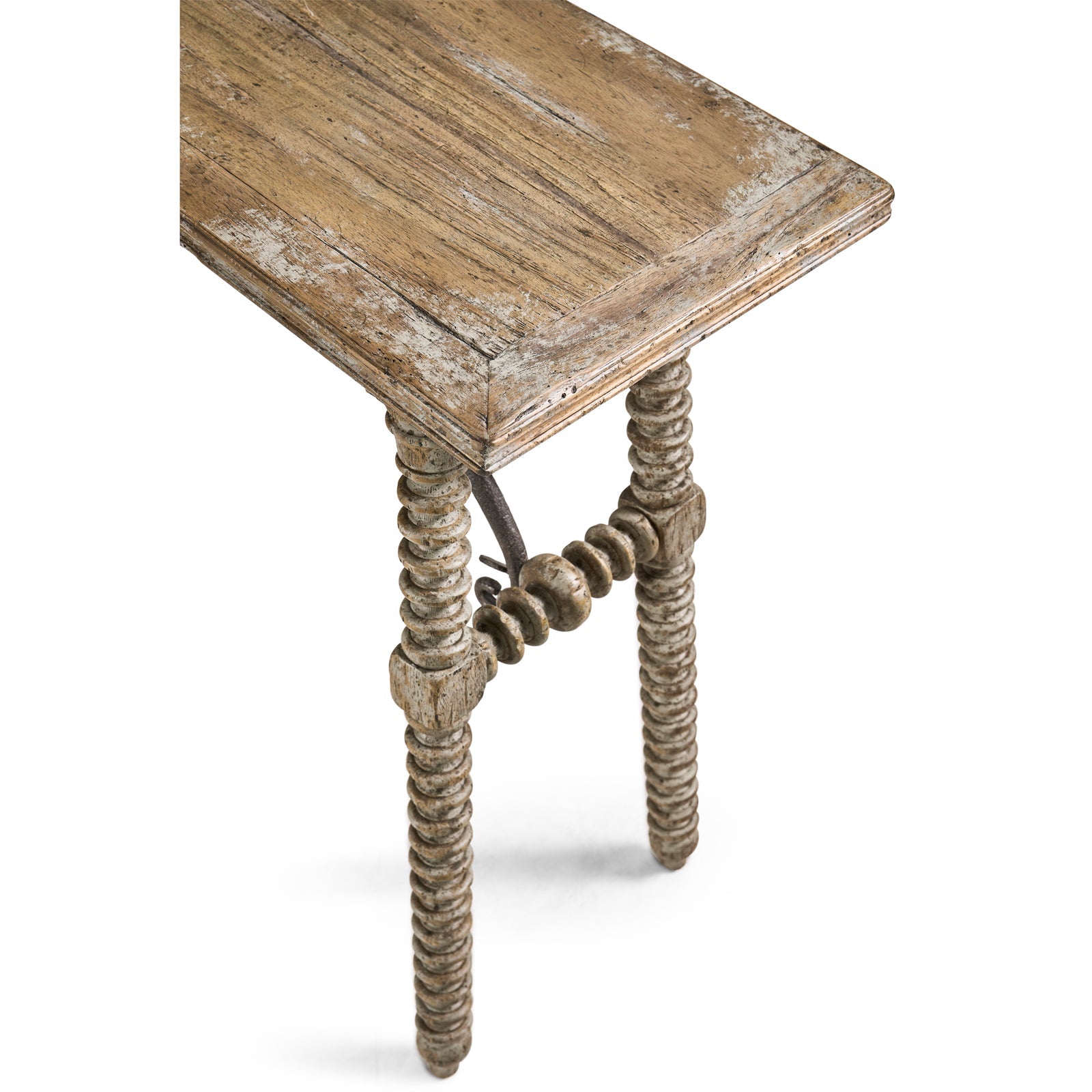 Jonathan Charles Caldera Console Table with Turned Legs