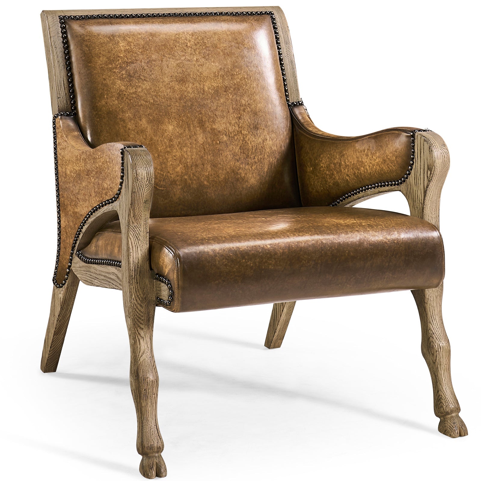 Jonathan Charles Echo Canyon Leather Occasional Chair