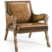 Jonathan Charles Echo Canyon Leather Occasional Chair