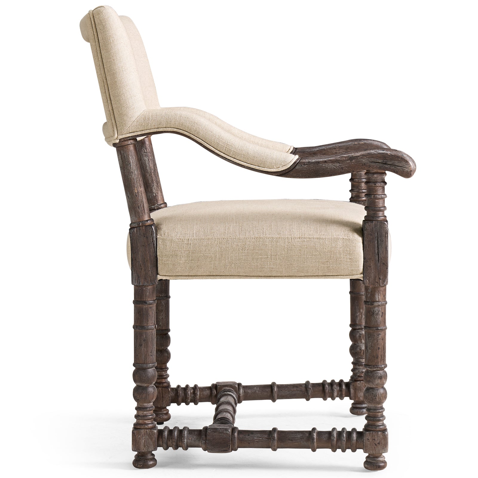 Jonathan Charles Caldera Oscura Upholstered Arm Chair
