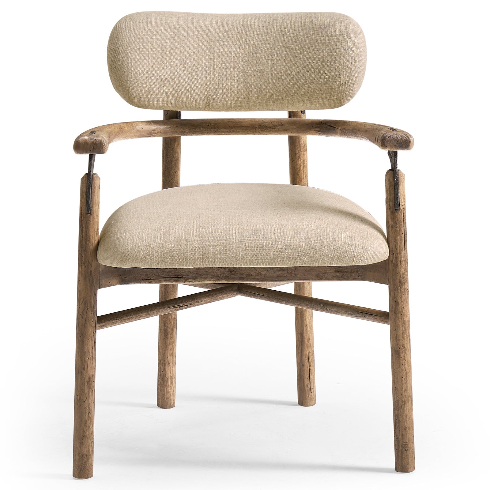 Jonathan Charles Stone Ridge Upholstered Dining Arm Chair