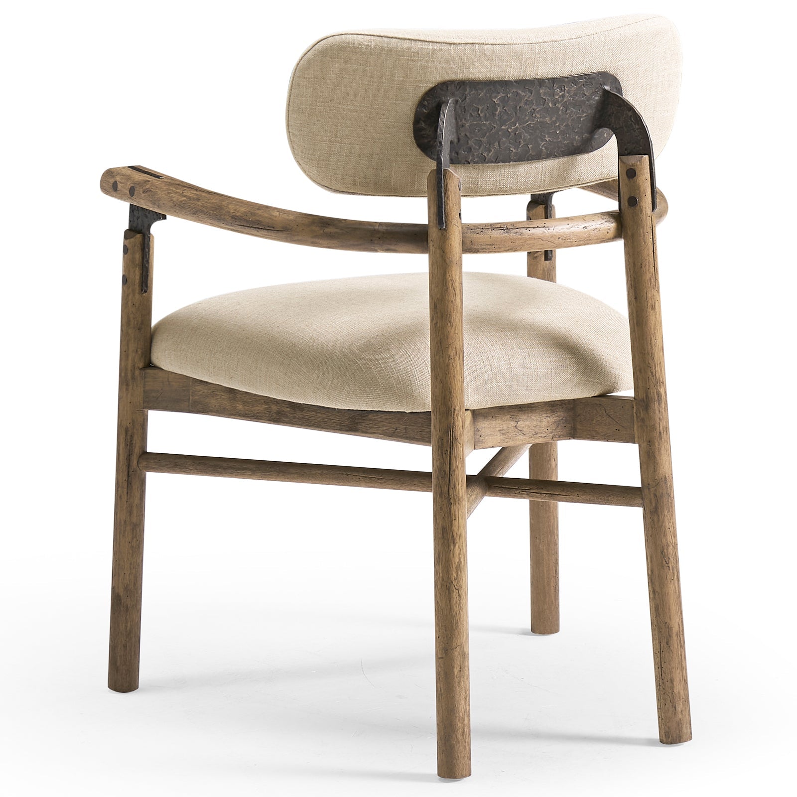 Jonathan Charles Stone Ridge Upholstered Dining Arm Chair
