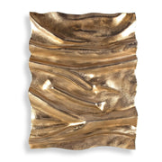 Undulate Outdoor Gold Wall Panel