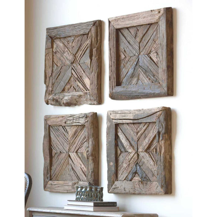 Uttermost Rennick Reclaimed Wood Wall Art