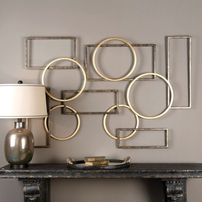 Uttermost Elias Bronze And Gold Wall Art