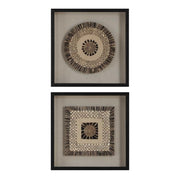 Intertwine Knit Paper Shadow Box - Set of 2
