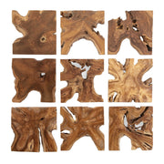 Talia Wood Wall D√©cor - Set of 9