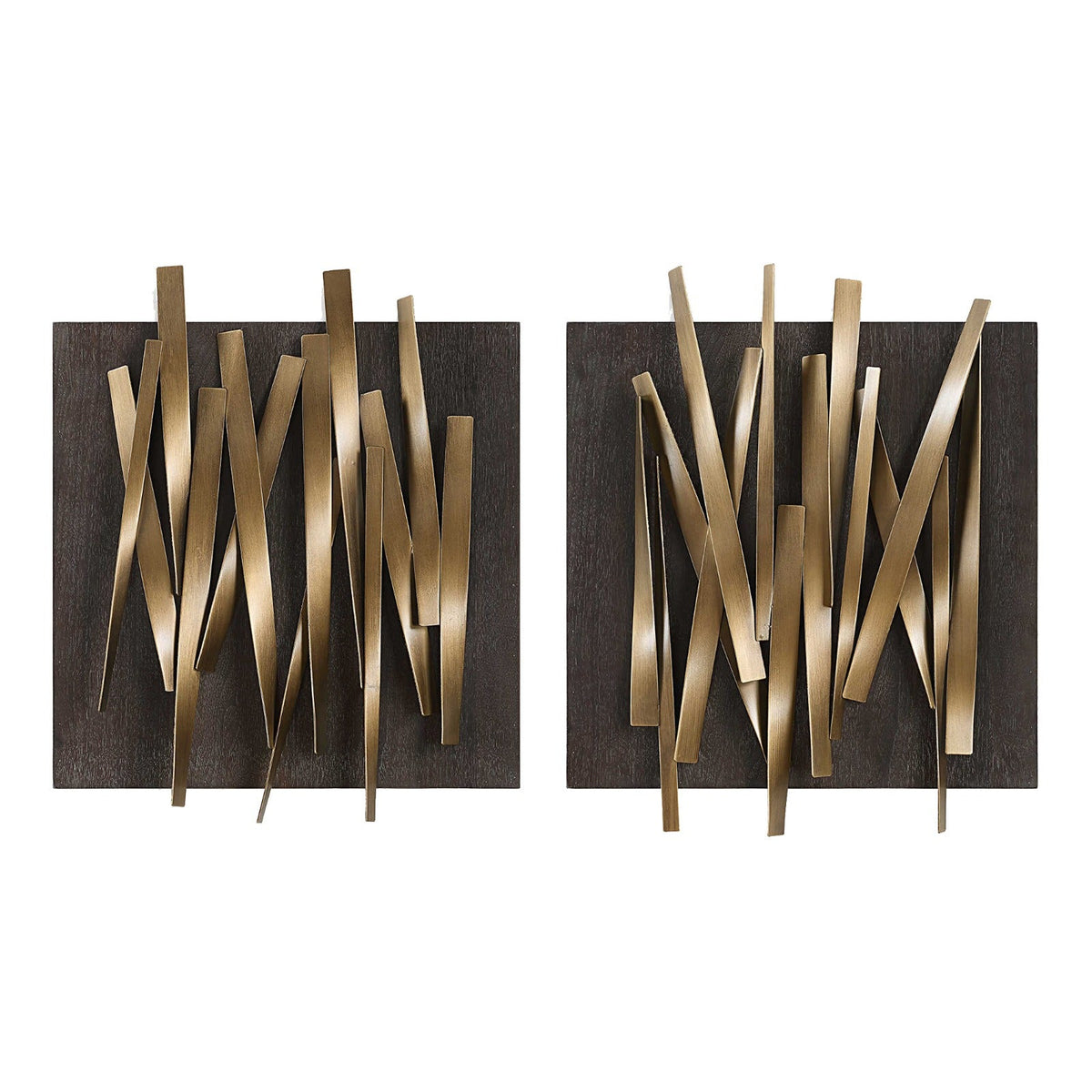 Crosshatch Metal Wall Décor Set of 2