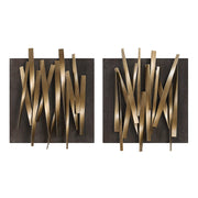 Crosshatch Metal Wall Décor Set of 2