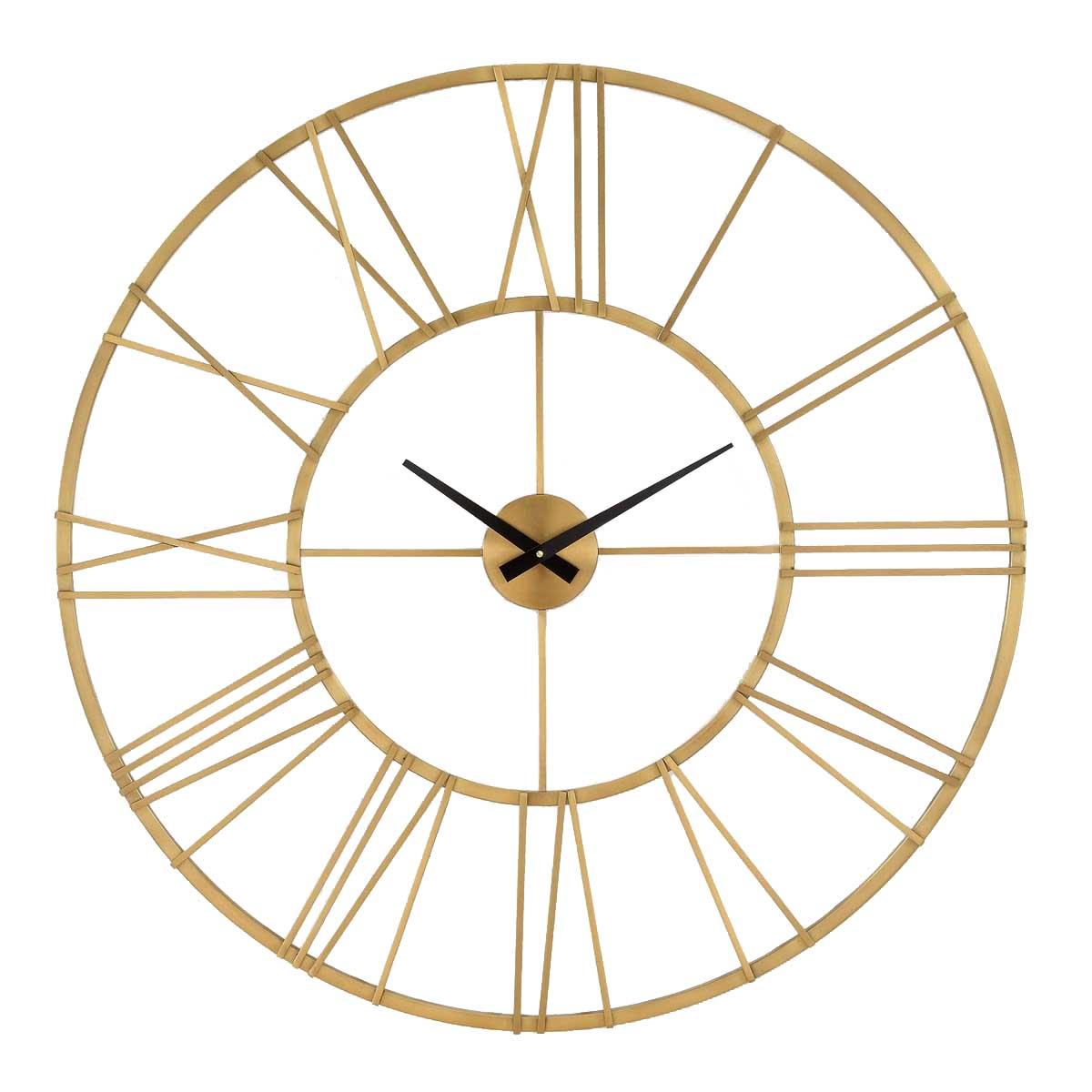 Keyann Brass Wall Clock
