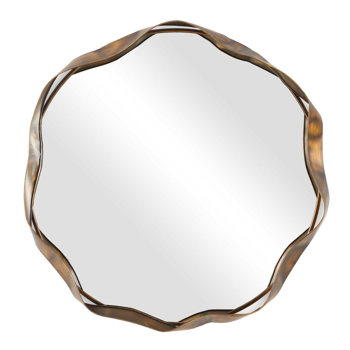Catch The Wave Round Mirror