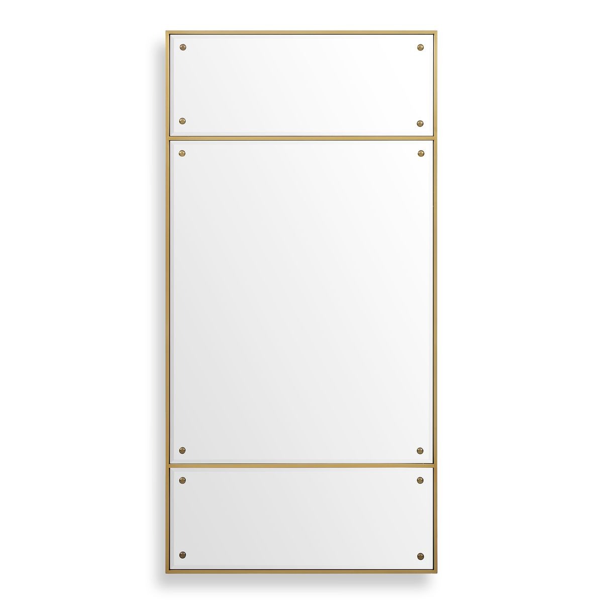Wrenton Brass Rectangular Mirror