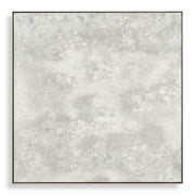 Fredric Square Mirror in Antiqued Silver