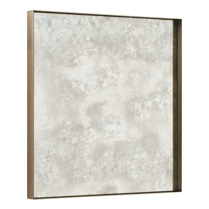 Uttermost Fredric Square Mirror in Antiqued Silver