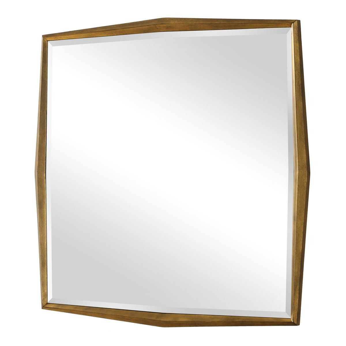 Uttermost On Point Square Mirror in Gold