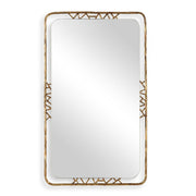 Tahoma Antiqued Gold Mirror