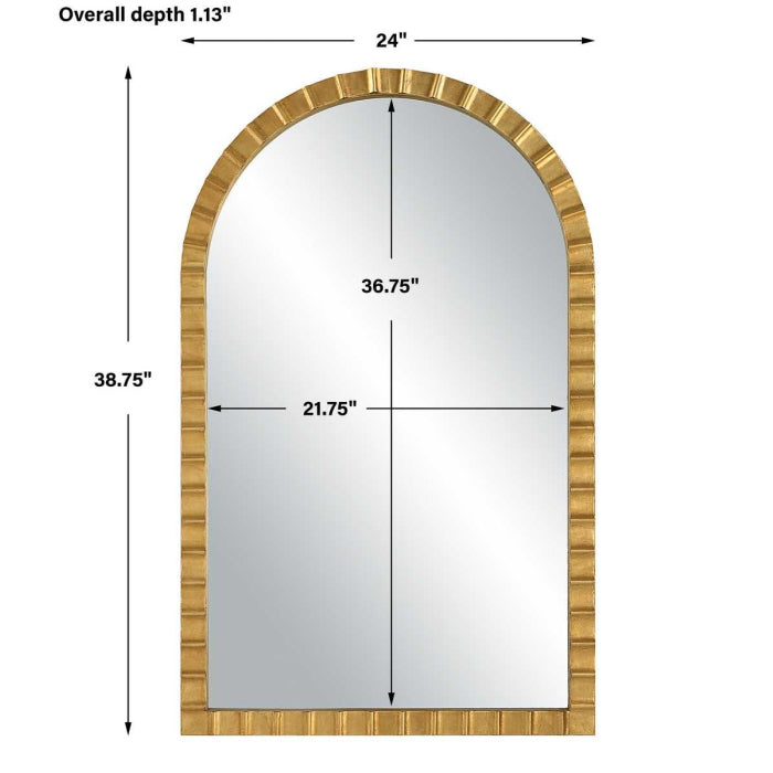 Uttermost Dandridge Gold Arch Mirror