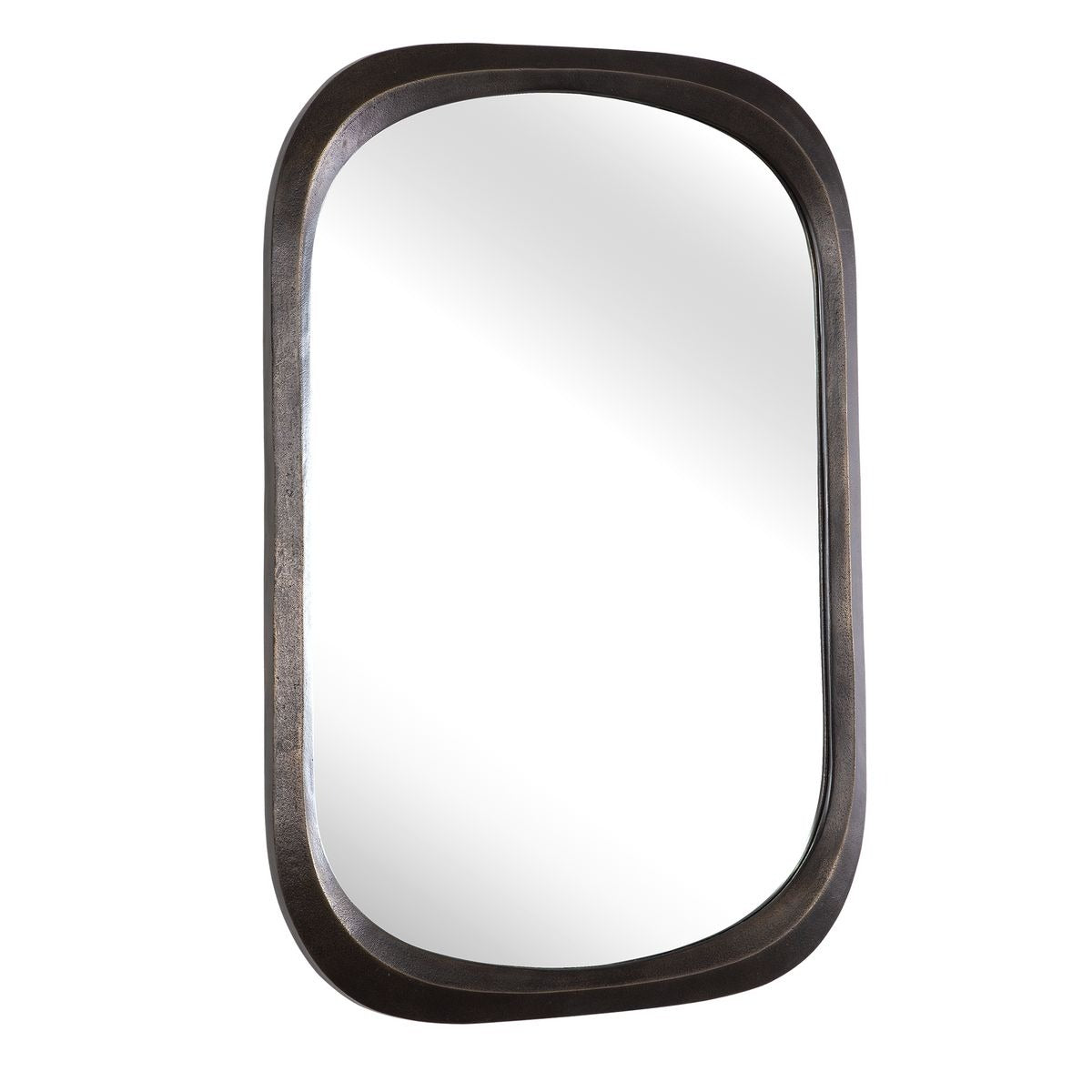 Uttermost Malone Rectangular Mirror in Bronze