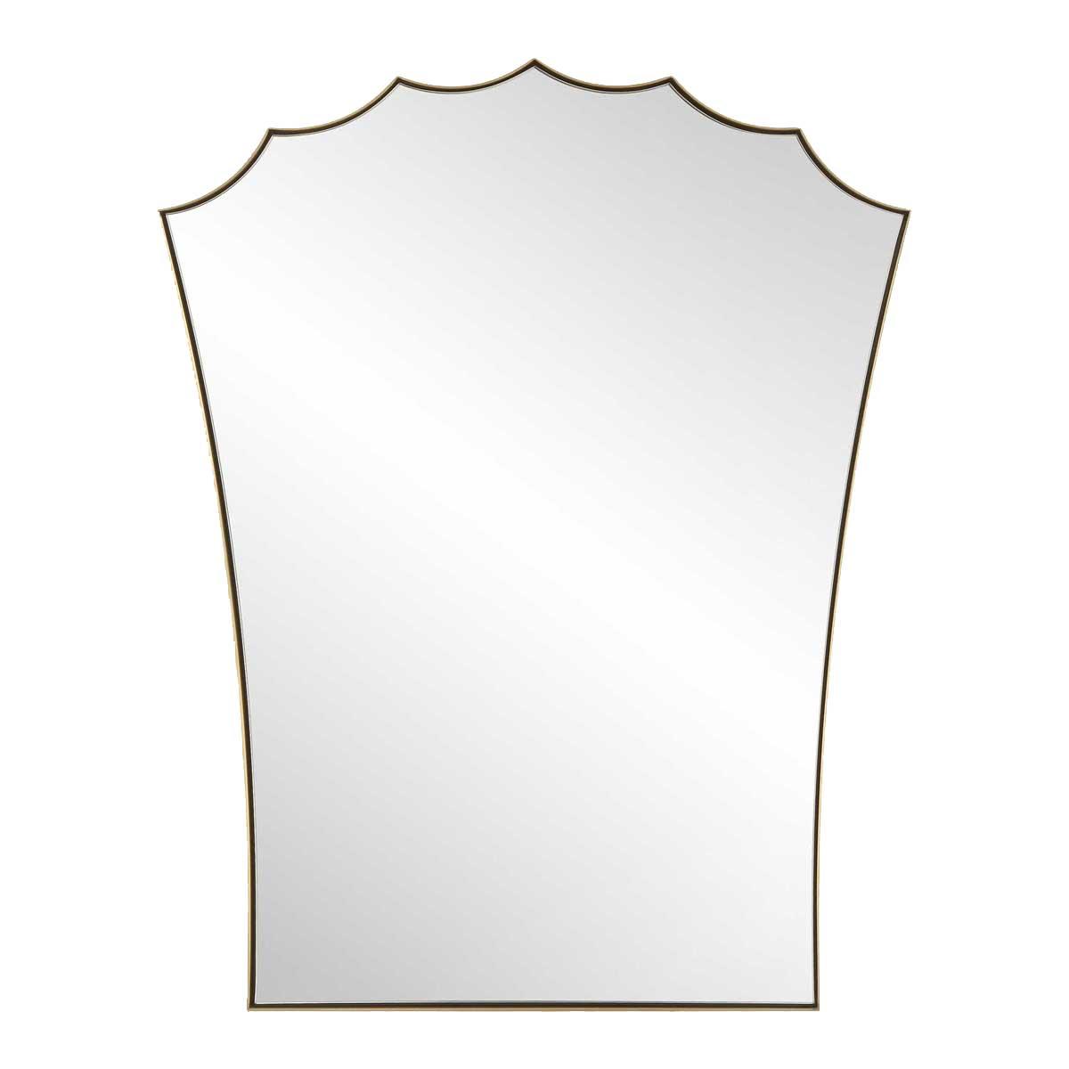 Monarch Scalloped Arched Vanity Mirror