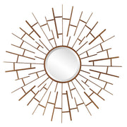 Tangled Bronze Round Mirror