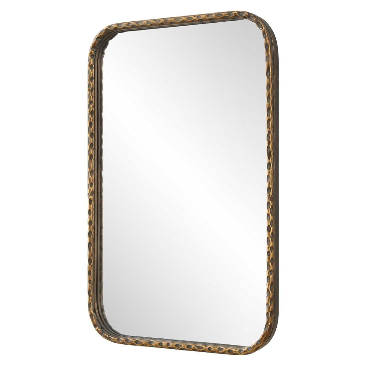 Uttermost A Little Knotty Rectangular Mirror in Bronze