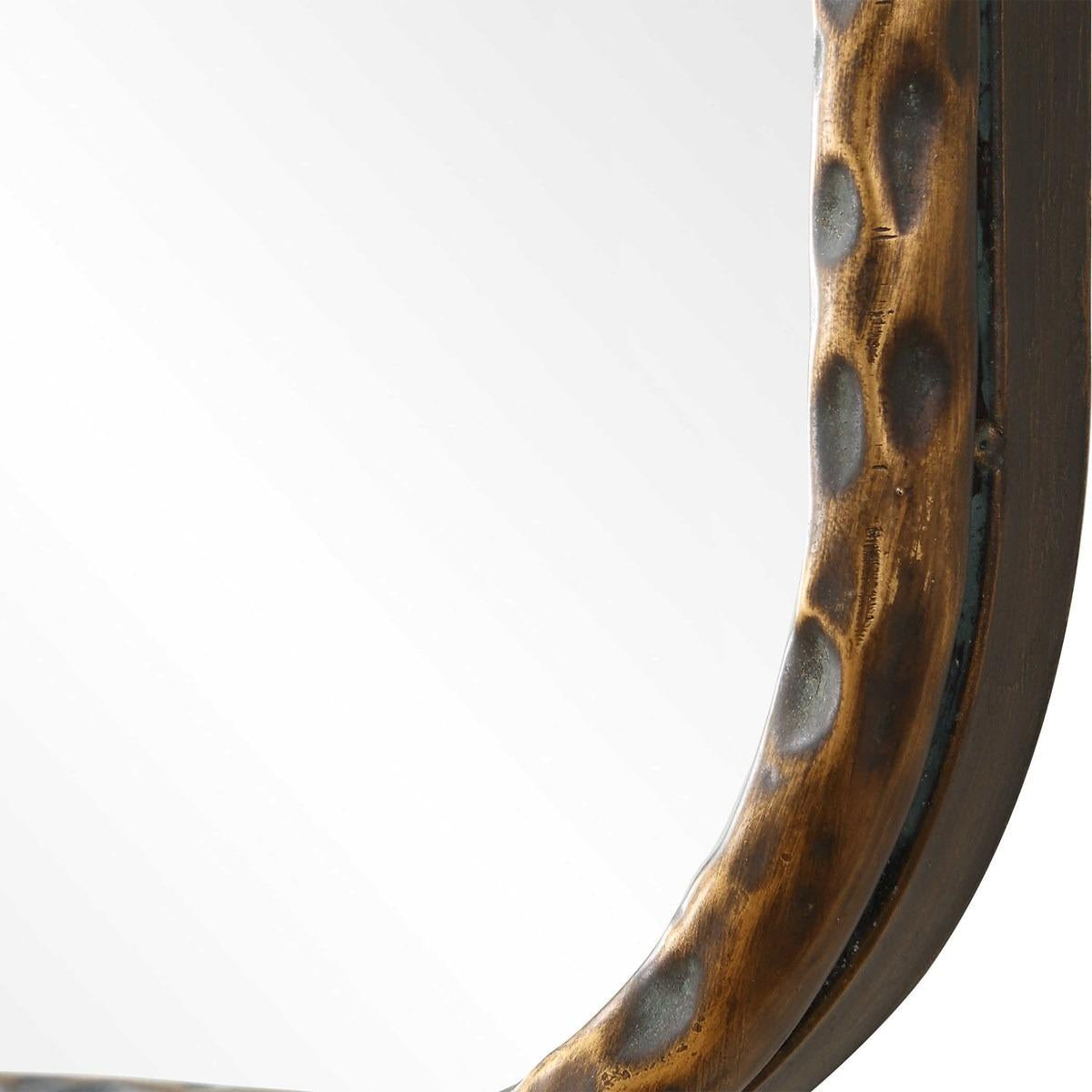 Uttermost A Little Knotty Rectangular Mirror in Bronze