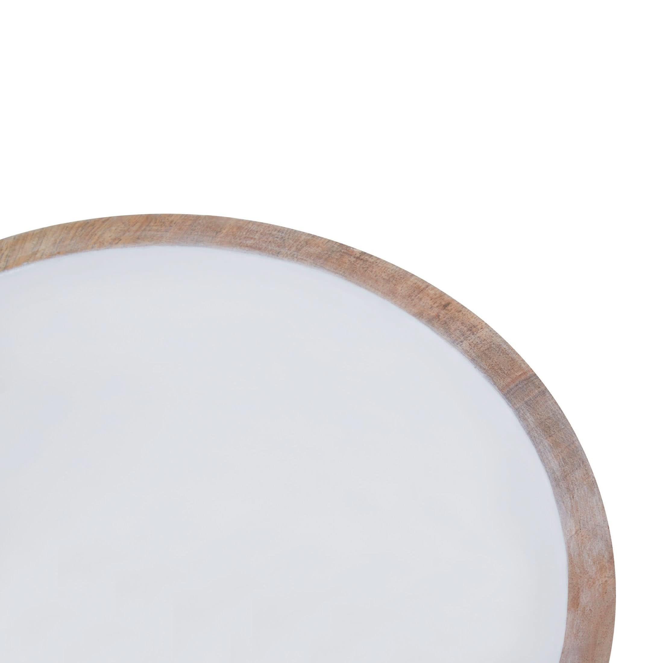 Kara Mango Wood Medium Tapered Bowl   Nicholas John Interiors