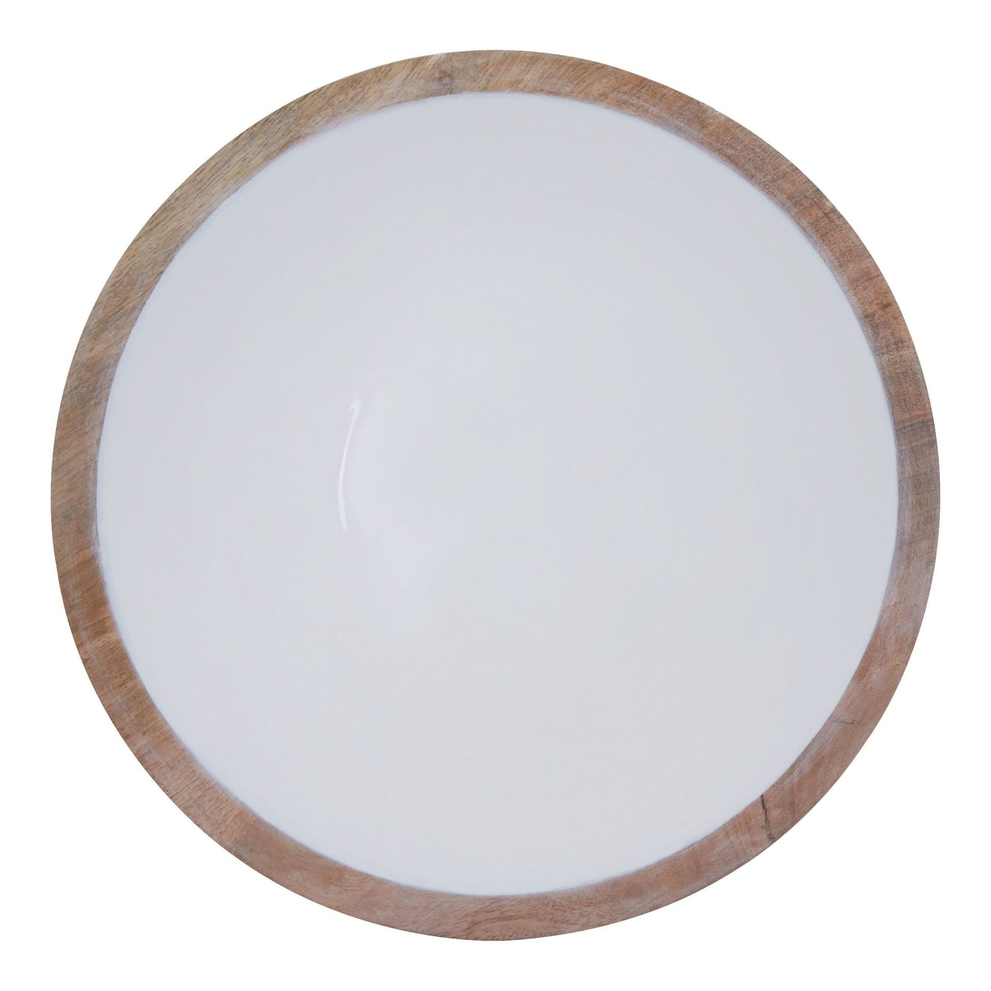 Kara Mango Wood Medium Tapered Bowl   Nicholas John Interiors