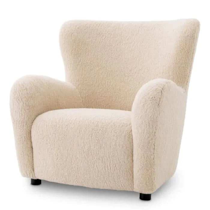 Eichholtz Large Svante Chair in Brisbane Cream - CLEARANCE - BRAND NEW BOXED   Nicholas John Interiors