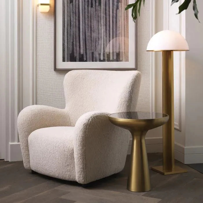 Eichholtz Large Svante Chair in Brisbane Cream - CLEARANCE - BRAND NEW BOXED