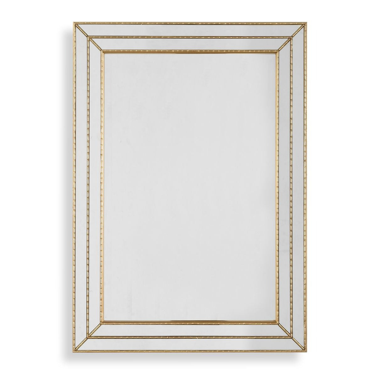 Keiichi Triple Frame Mirror in Gold