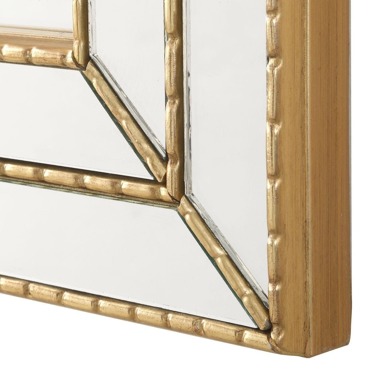 Keiichi Triple Frame Mirror in Gold