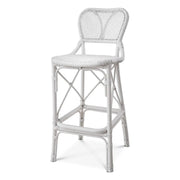 Eichholtz Colony Bar Stool in Matte White - CLEARANCE - BRAND NEW BOXED